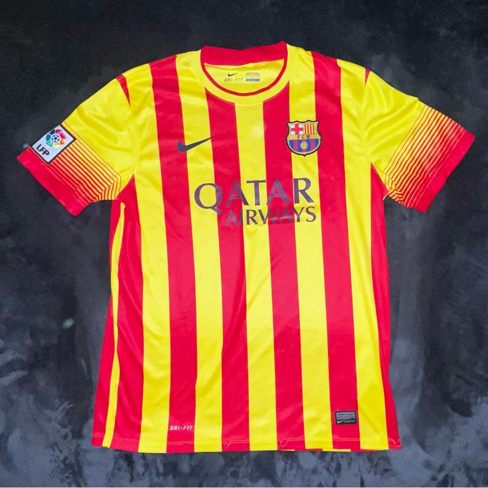 Nike Authentic FC Barcelona Soccer Jersey Away Kit